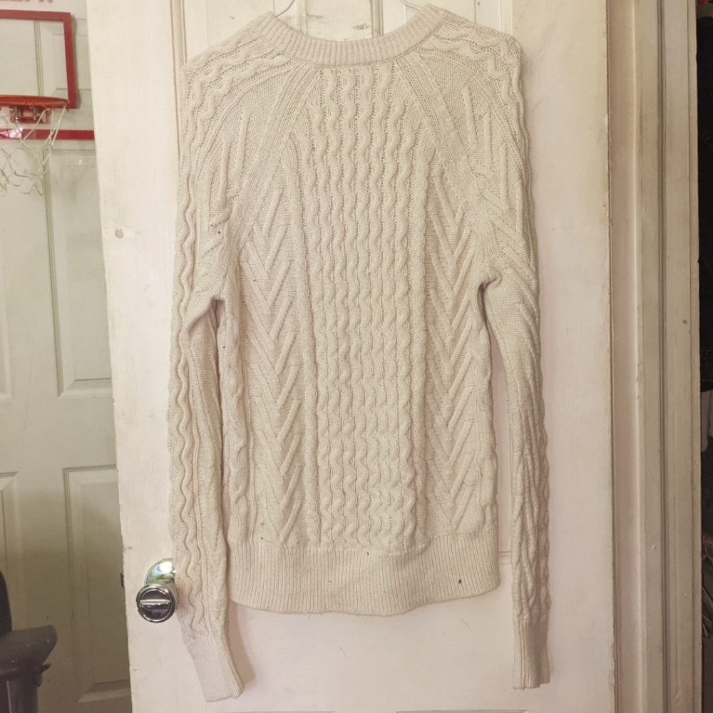 Cream Colored Knit Sweater